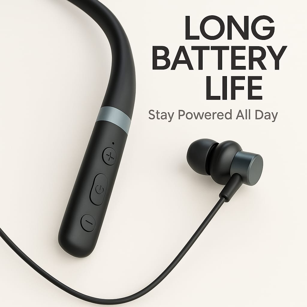 π§ Daw-Link DL-N01 Wireless Neckband β 30 Hours Music | ENC | Super Bass | 100% Original Dubai Standard | ENC Noise Reduction - Neck Band Hands Free