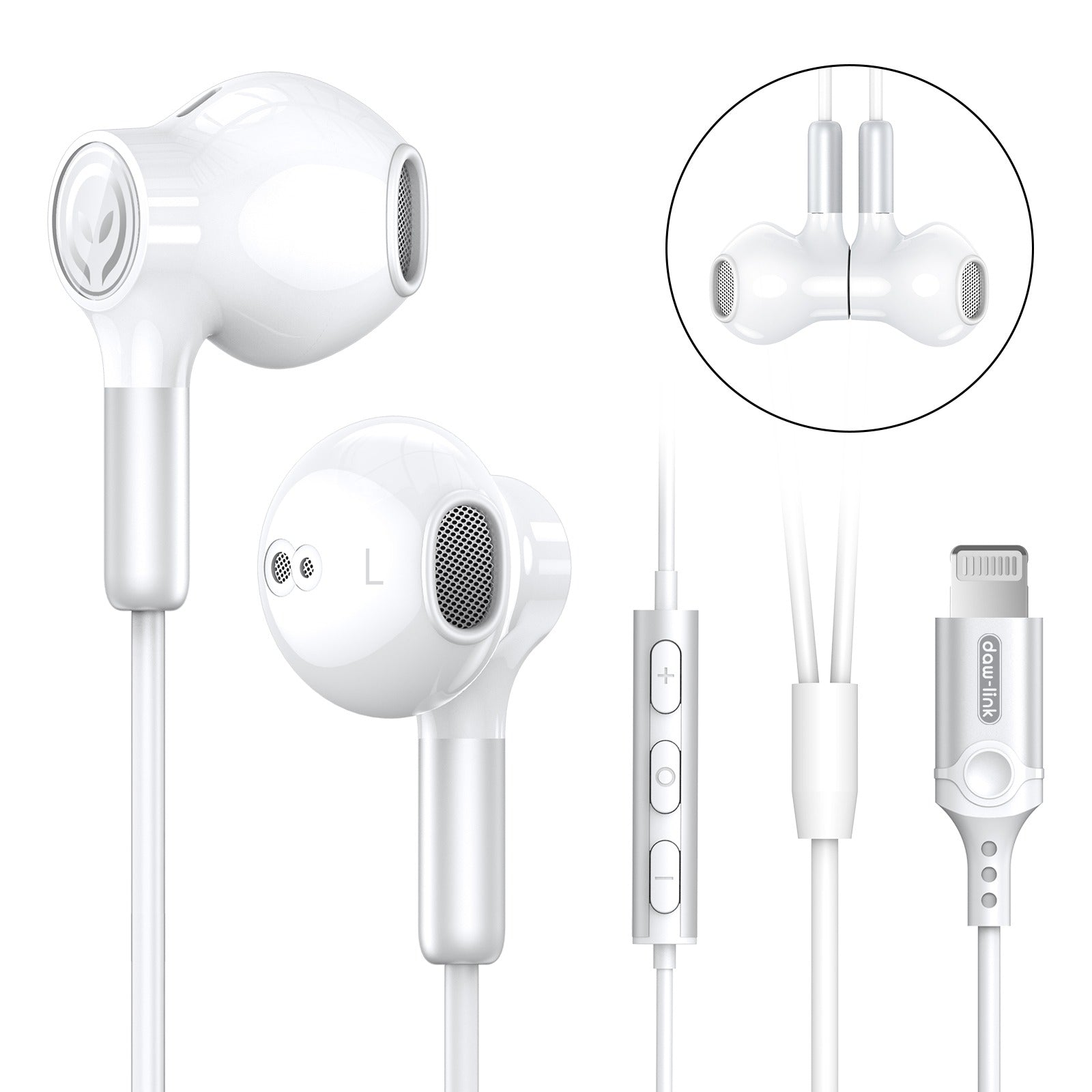 Dawlink Wired Earphones ā Stereo Sound + Mic