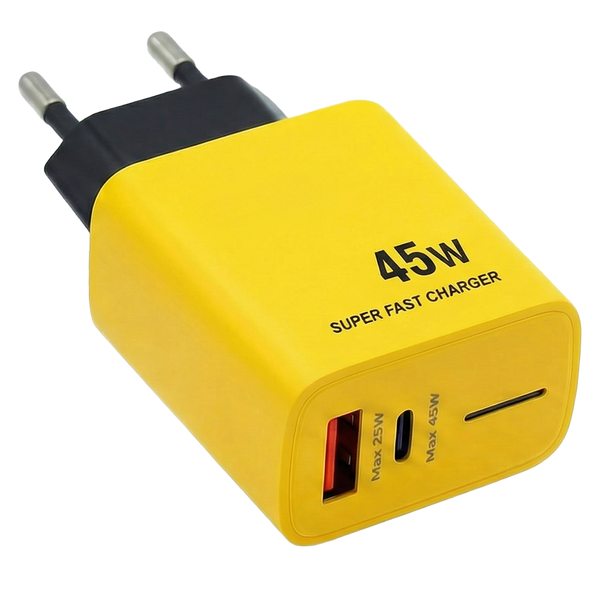 45W Fast Charger | Dual-Port PD & QC 3.0 - alternate