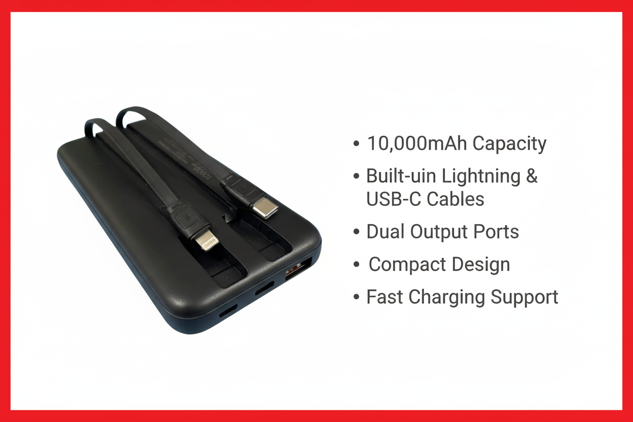 100% Original : Capacity 22.5w PD 10000 MAH Power Bank