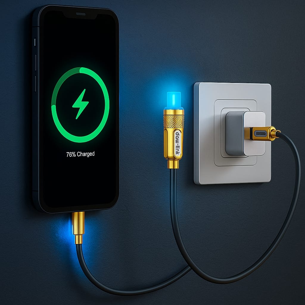 Daw-Link Fast Charging Micro USB Cable – 6A, Durable Design