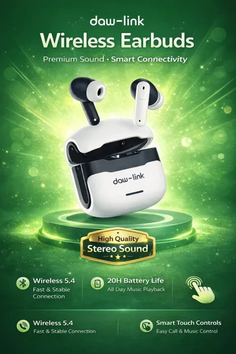 TWS Wireless Earbuds | ENC | HiFi Sound | Bluetooth 5.3